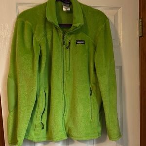 Patagonia Lime Green Fleece Jacket